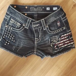 MISS ME , size 24 faded black